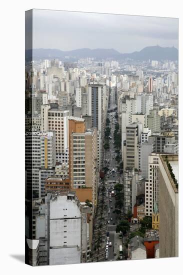 Skyline of Sao Paulo, Brazil, South America-Yadid Levy-Stretched Canvas