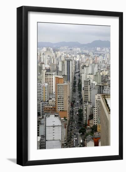 Skyline of Sao Paulo, Brazil, South America-Yadid Levy-Framed Photographic Print