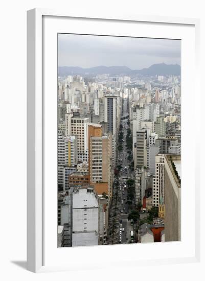 Skyline of Sao Paulo, Brazil, South America-Yadid Levy-Framed Photographic Print