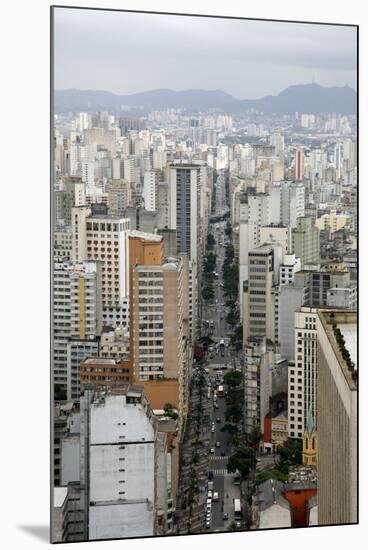 Skyline of Sao Paulo, Brazil, South America-Yadid Levy-Mounted Photographic Print