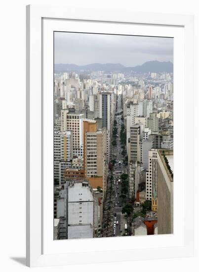 Skyline of Sao Paulo, Brazil, South America-Yadid Levy-Framed Photographic Print