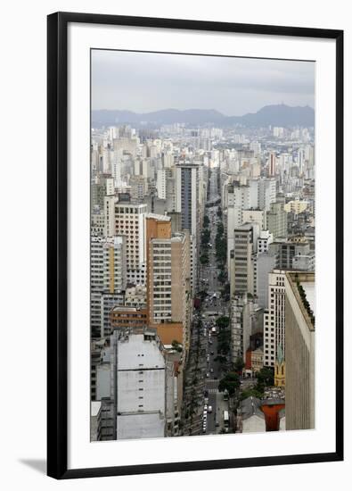 Skyline of Sao Paulo, Brazil, South America-Yadid Levy-Framed Photographic Print