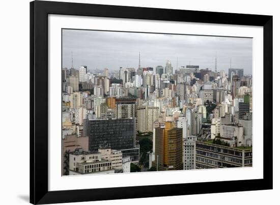 Skyline of Sao Paulo, Brazil, South America-Yadid Levy-Framed Photographic Print