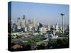 Skyline of Seattle, Washington State, USA-Firecrest Pictures-Stretched Canvas