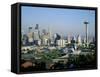 Skyline of Seattle, Washington State, USA-Firecrest Pictures-Framed Stretched Canvas