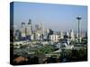 Skyline of Seattle, Washington State, USA-Firecrest Pictures-Stretched Canvas