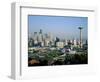 Skyline of Seattle, Washington State, USA-Firecrest Pictures-Framed Photographic Print