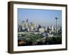 Skyline of Seattle, Washington State, USA-Firecrest Pictures-Framed Photographic Print