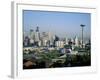 Skyline of Seattle, Washington State, USA-Firecrest Pictures-Framed Photographic Print