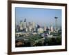 Skyline of Seattle, Washington State, USA-Firecrest Pictures-Framed Photographic Print