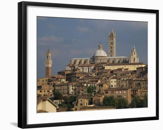 Skyline of Siena, Tuscany, Italy, Europe-Rainford Roy-Framed Photographic Print