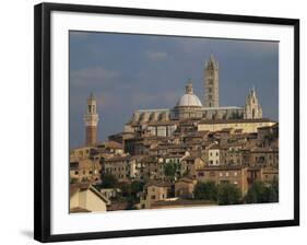 Skyline of Siena, Tuscany, Italy, Europe-Rainford Roy-Framed Photographic Print