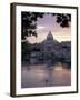 Skyline of St. Peter's from Ponte Umberto, Rome, Lazio, Italy-Adam Woolfitt-Framed Photographic Print