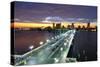 Skyline of St. Petersburg, Florida from the Pier.-SeanPavonePhoto-Stretched Canvas