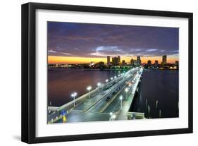 Skyline of St. Petersburg, Florida from the Pier.-SeanPavonePhoto-Framed Photographic Print