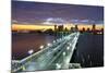 Skyline of St. Petersburg, Florida from the Pier.-SeanPavonePhoto-Mounted Photographic Print