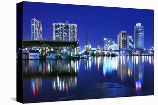 Skyline of St. Petersburg, Florida-SeanPavonePhoto-Stretched Canvas