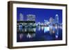 Skyline of St. Petersburg, Florida-SeanPavonePhoto-Framed Photographic Print