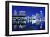 Skyline of St. Petersburg, Florida-SeanPavonePhoto-Framed Photographic Print