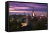 Skyline of Tallinn-Jon Hicks-Framed Stretched Canvas