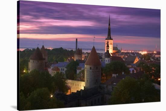 Skyline of Tallinn-Jon Hicks-Stretched Canvas