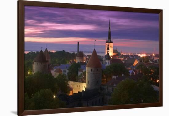 Skyline of Tallinn-Jon Hicks-Framed Photographic Print