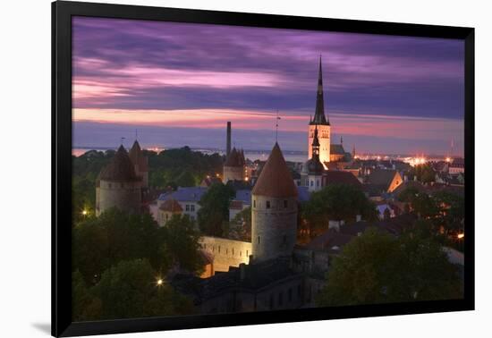 Skyline of Tallinn-Jon Hicks-Framed Photographic Print