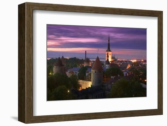 Skyline of Tallinn-Jon Hicks-Framed Photographic Print