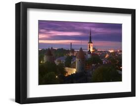 Skyline of Tallinn-Jon Hicks-Framed Photographic Print