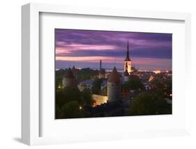 Skyline of Tallinn-Jon Hicks-Framed Photographic Print