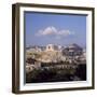 Skyline of the Acropolis with Lykabettos Hill in the Background, Athens, Greece-Roy Rainford-Framed Premium Photographic Print