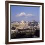 Skyline of the Acropolis with Lykabettos Hill in the Background, Athens, Greece-Roy Rainford-Framed Photographic Print