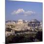 Skyline of the Acropolis with Lykabettos Hill in the Background, Athens, Greece-Roy Rainford-Mounted Photographic Print