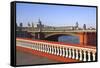 Skyline of the City of London, London, England, United Kingdom-Charles Bowman-Framed Stretched Canvas