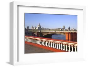 Skyline of the City of London, London, England, United Kingdom-Charles Bowman-Framed Photographic Print