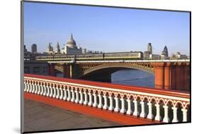Skyline of the City of London, London, England, United Kingdom-Charles Bowman-Mounted Photographic Print