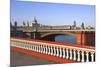 Skyline of the City of London, London, England, United Kingdom-Charles Bowman-Mounted Photographic Print