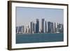 Skyline of the Doha Downtown-p.lange-Framed Photographic Print