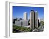 Skyline of the Financial District Including the Europa and Picasso Buildings, in Madrid, Spain-Nigel Francis-Framed Photographic Print