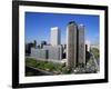 Skyline of the Financial District Including the Europa and Picasso Buildings, in Madrid, Spain-Nigel Francis-Framed Photographic Print