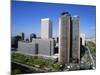 Skyline of the Financial District Including the Europa and Picasso Buildings, in Madrid, Spain-Nigel Francis-Mounted Photographic Print