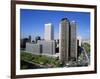 Skyline of the Financial District Including the Europa and Picasso Buildings, in Madrid, Spain-Nigel Francis-Framed Photographic Print