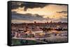 Skyline of the Old City and Temple Mount in Jerusalem, Israel.-SeanPavonePhoto-Framed Stretched Canvas