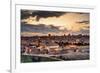 Skyline of the Old City and Temple Mount in Jerusalem, Israel.-SeanPavonePhoto-Framed Photographic Print