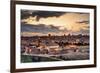 Skyline of the Old City and Temple Mount in Jerusalem, Israel.-SeanPavonePhoto-Framed Photographic Print