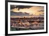 Skyline of the Old City and Temple Mount in Jerusalem, Israel.-SeanPavonePhoto-Framed Photographic Print