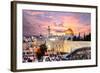 Skyline of the Old City at He Western Wall and Temple Mount in Jerusalem, Israel.-SeanPavonePhoto-Framed Photographic Print