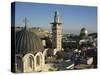 Skyline of the Old City, Uesco World Heritage Site, Jerusalem, Israel, Middle East-Simanor Eitan-Stretched Canvas