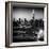 Skyline of the Skyscrapers of Manhattan by Night from Brooklyn-Philippe Hugonnard-Framed Photographic Print