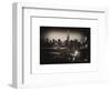 Skyline of the Skyscrapers of Manhattan by Night from Brooklyn-Philippe Hugonnard-Framed Art Print